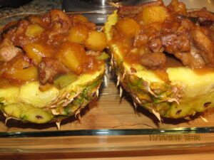 pork stuffed pineapple 3