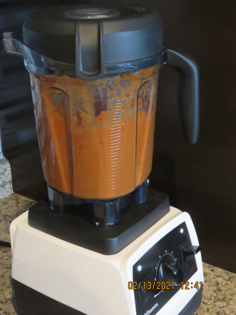 Vitamix Birria Chile Blending 2