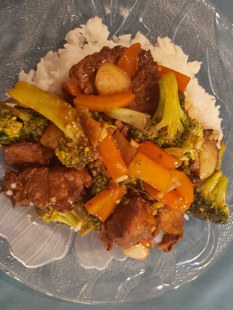 Szechuan Pork with Rice