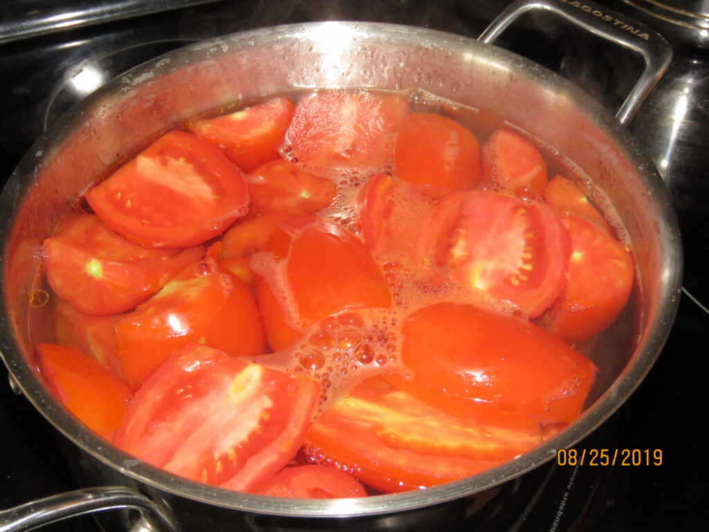 Scalding Tomatoes