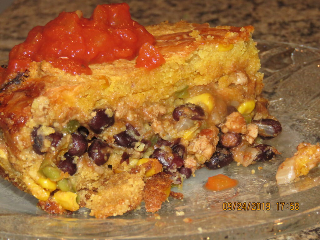 Slice of Tamale Casserole