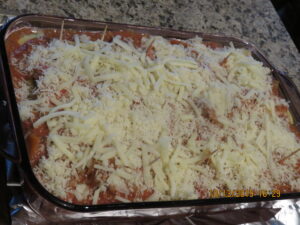 Cannelloni before Baking