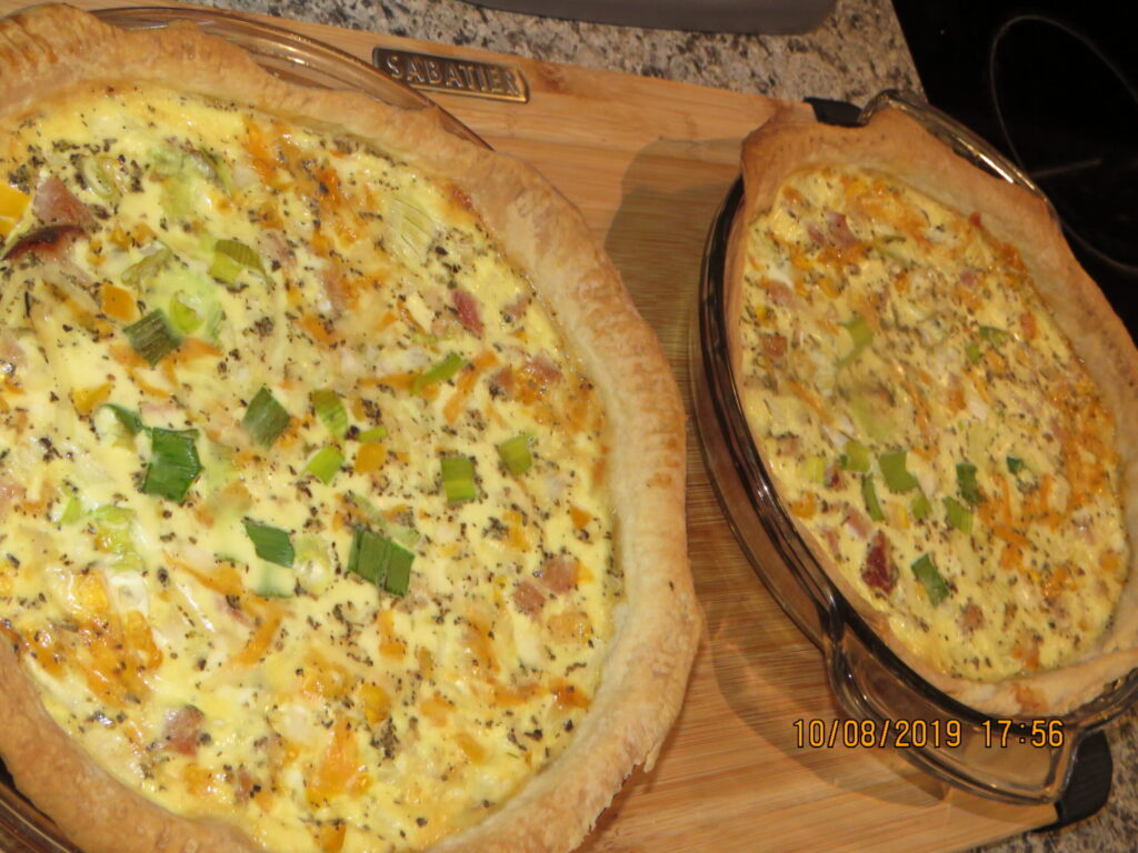 Quiche after baking 2