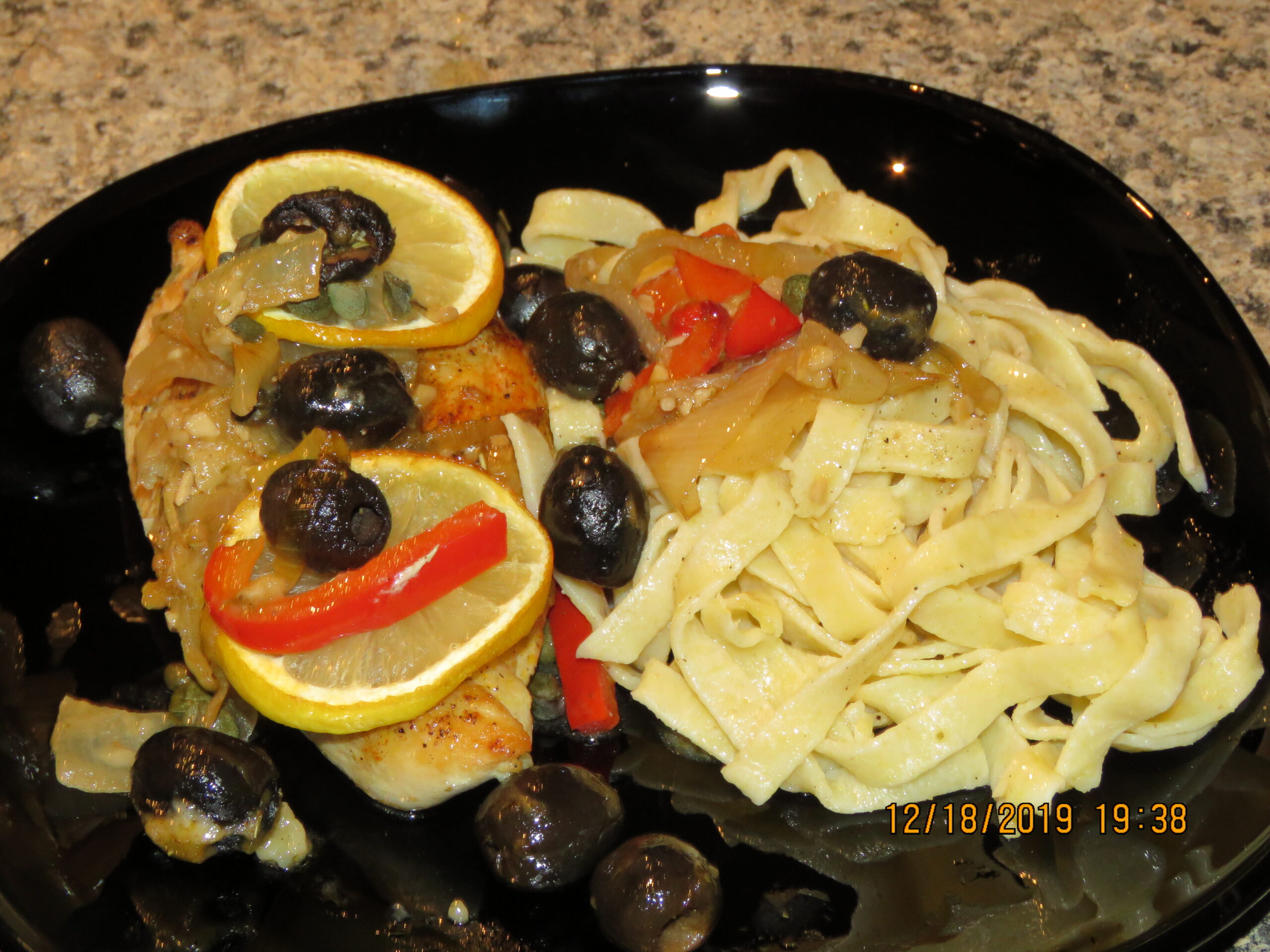 Mediterranean Chicken with Pasta 2