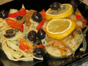 Mediterranean Chicken with Pasta 3