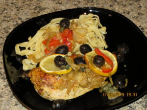 Mediterranean Chicken with Pasta