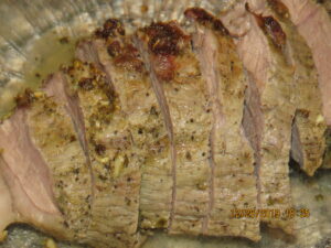 sliced roast beef