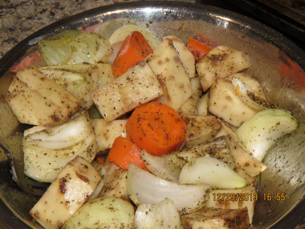 marinated veggies for roast