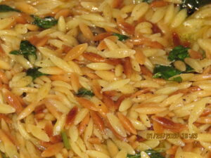 Orzo with Basil and Parmesan