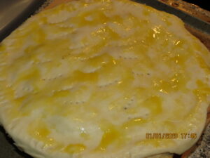 Tourtiere pie crust with egg wash