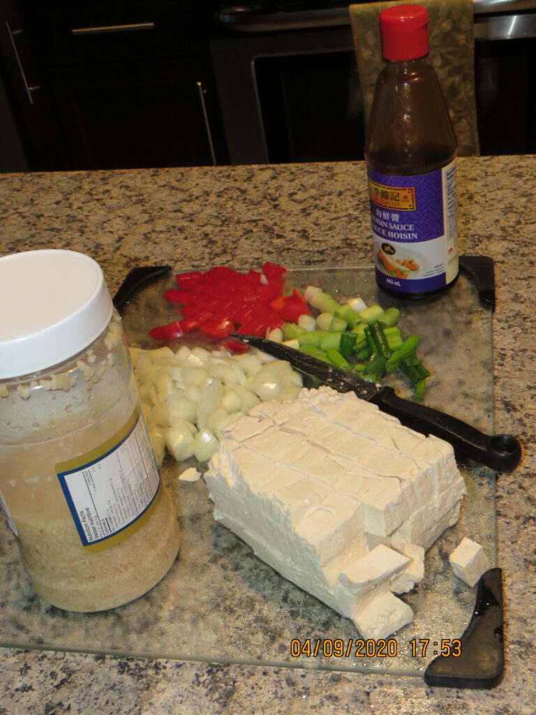 Ground Pork and Tofu With Hoisin