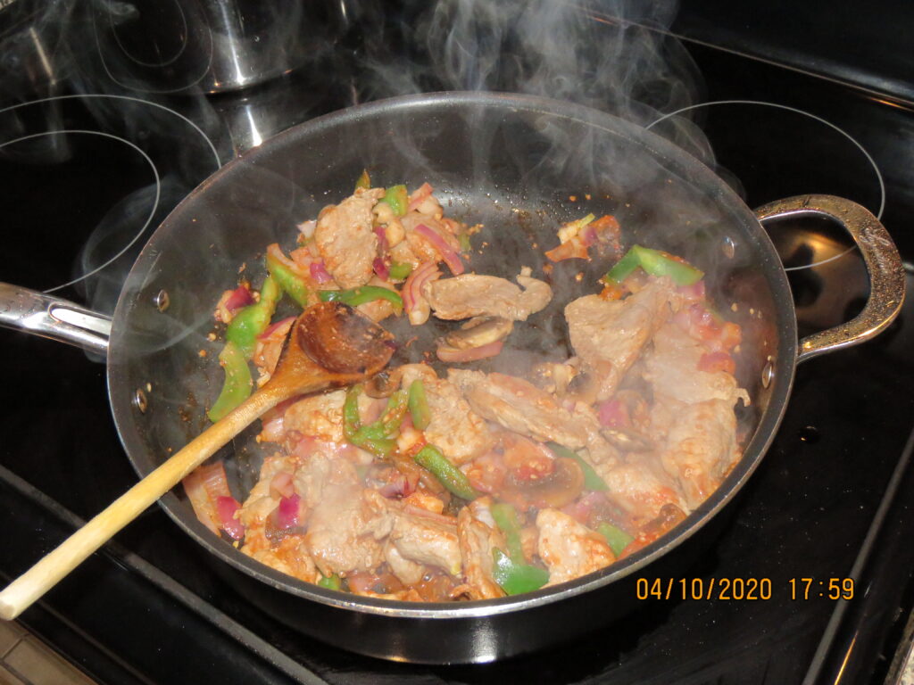 Spicy Hoisin Pork With Noodles