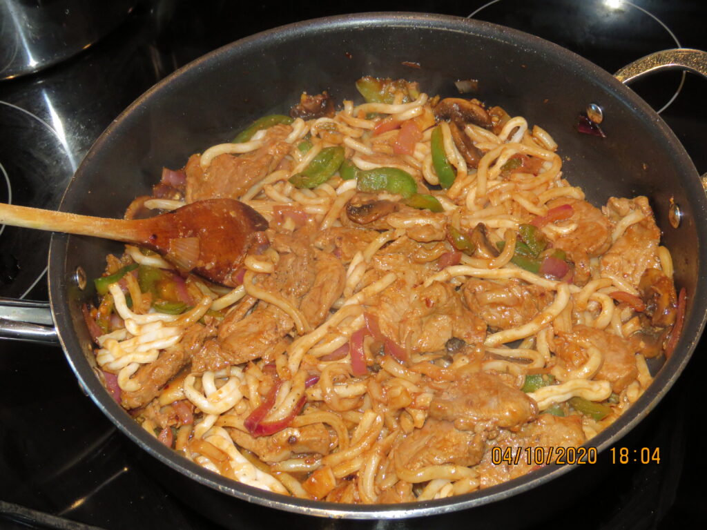 Spicy Hoisin Pork With Noodles 2