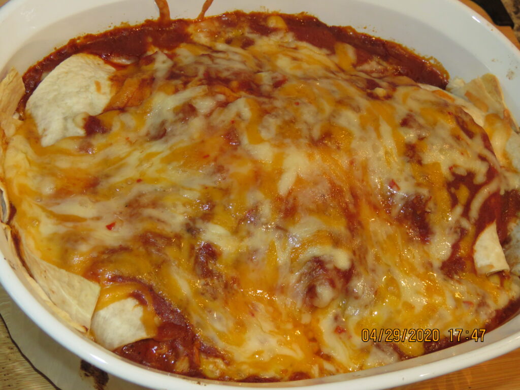 chicken enchilada casserole baked