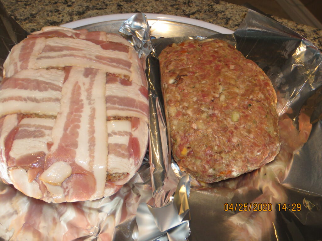 smoked meatloaf pre-smoke