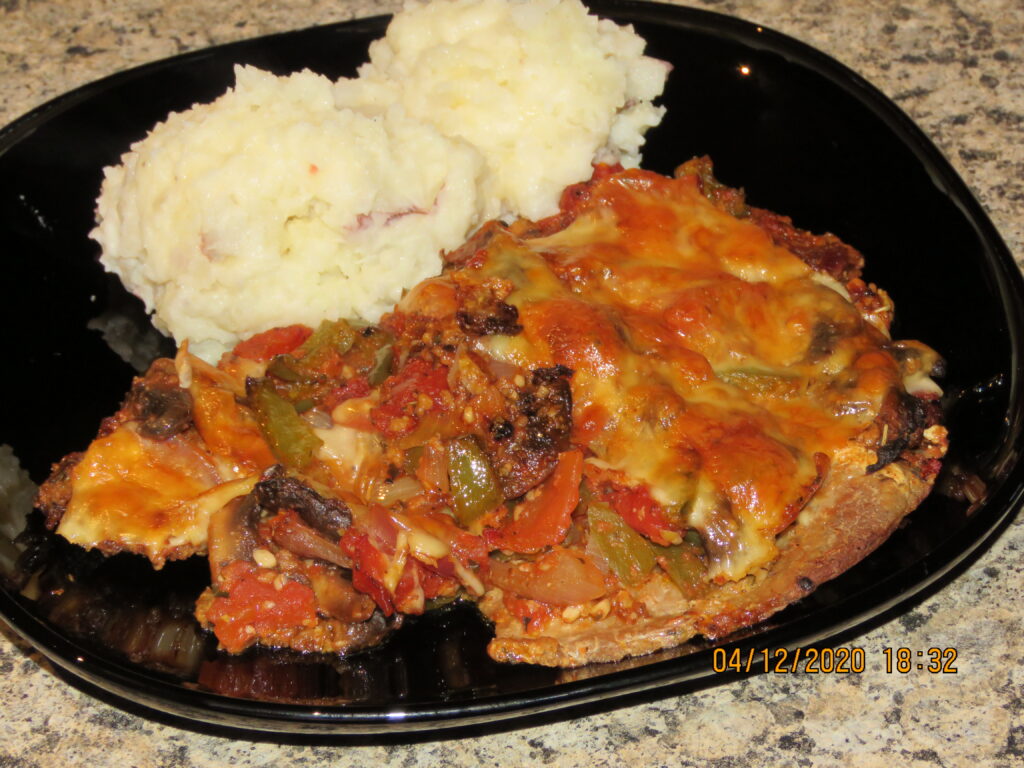 veal scaloppini with green peppers 6