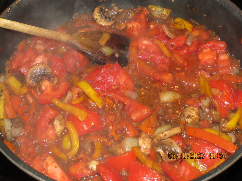 chicken cacciatore