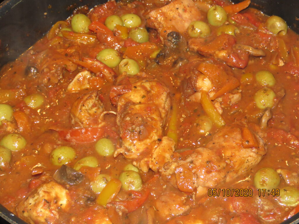 chicken cacciatore 6