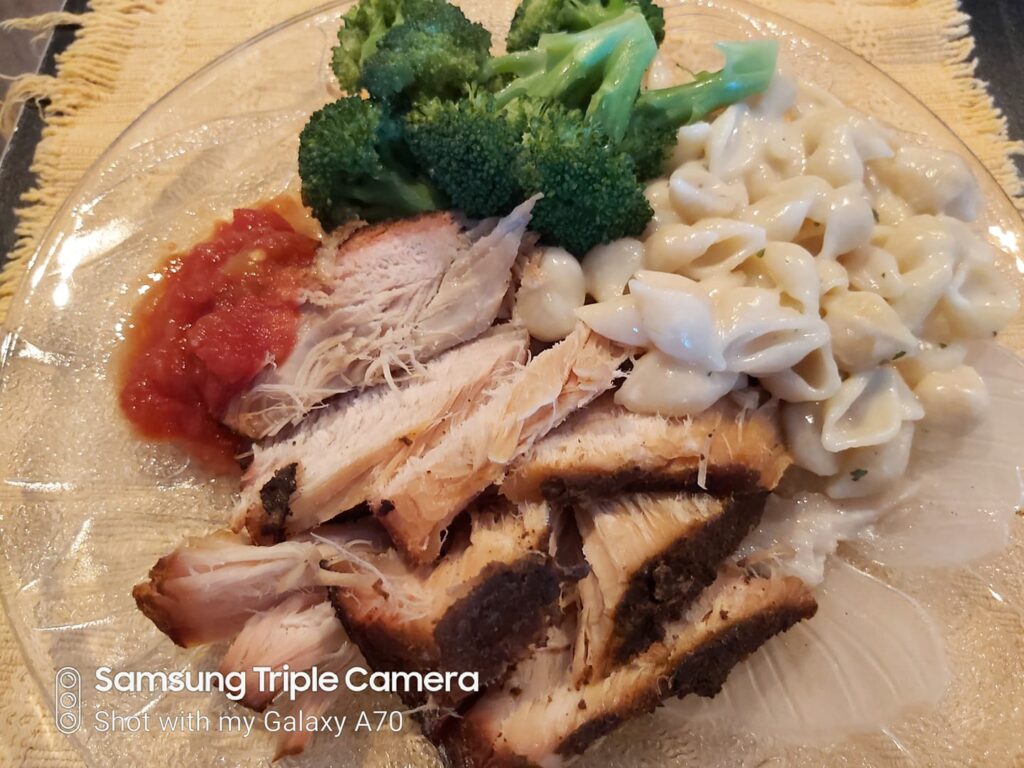 smoked pork and pasta