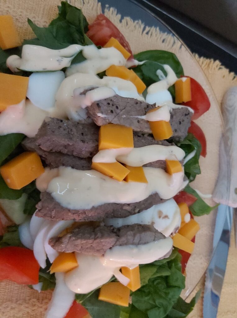 steak salad