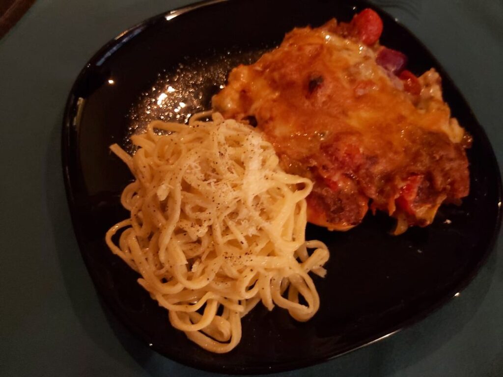 Baked Balsamic Chicken with Spaghettini 3