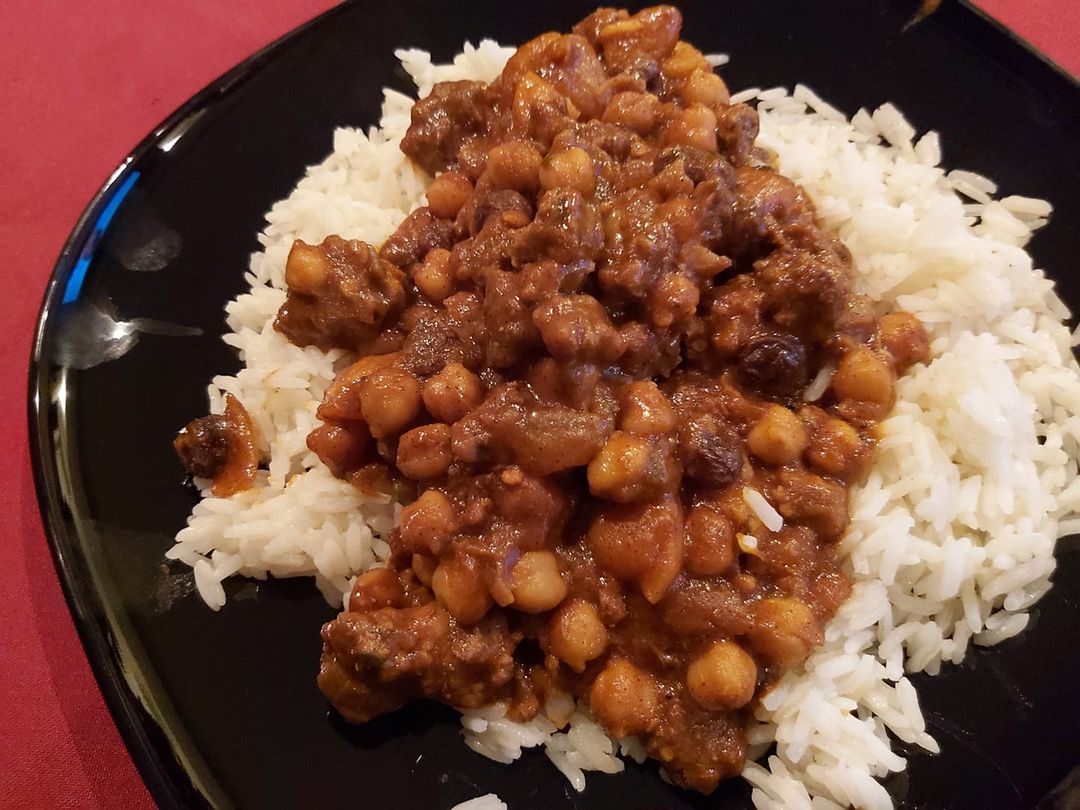 Moroccan Ground Lamb with Rice