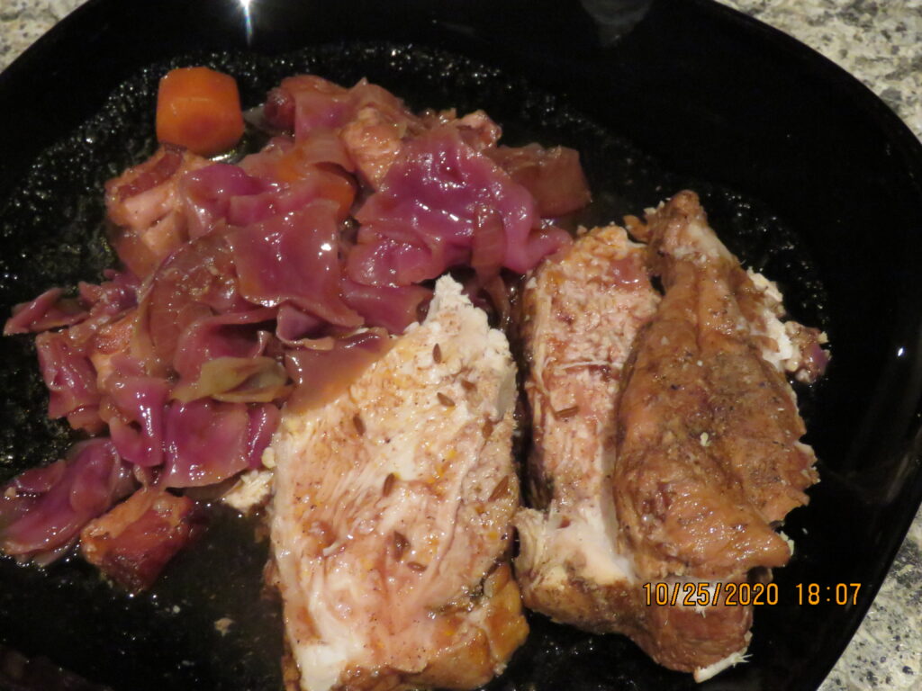 Pork Loin and Red Cabbage 3